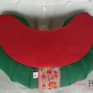 COUSSIN MEDITATION VERT ROUGE