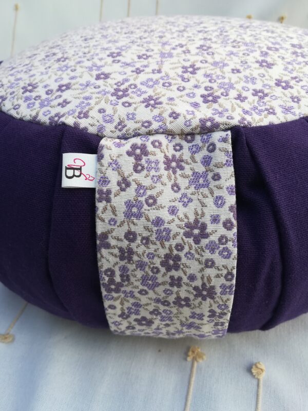 COUSSIN MEDITATION ZAFU VIOLET EPEAUTRE BIO